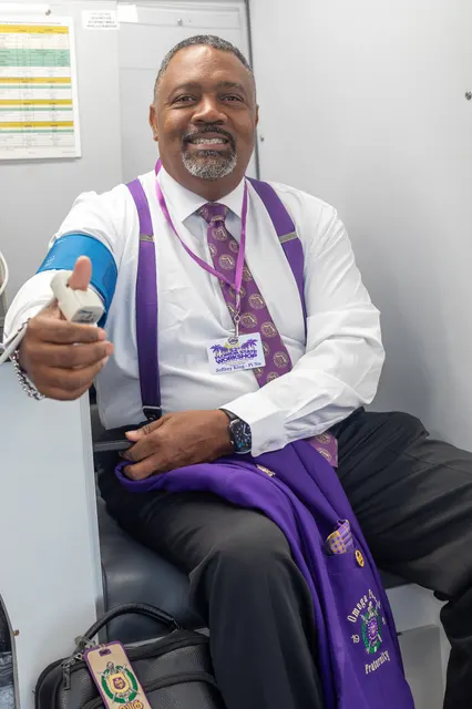 Photograph from 52nd FSO State Meeting - Health Fair - Blood Drive