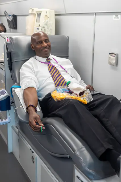 Photograph from 52nd FSO State Meeting - Health Fair - Blood Drive