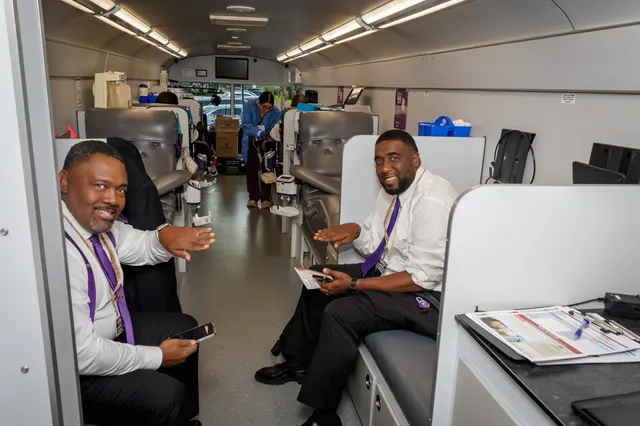 Photograph from 50th FSO Workshop - Blood Drive