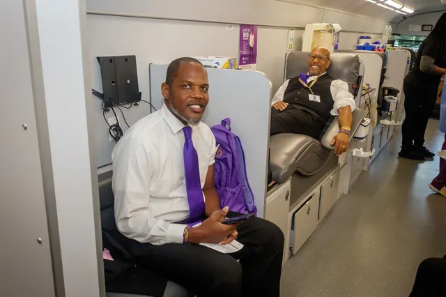 Photograph from 50th FSO Workshop - Blood Drive