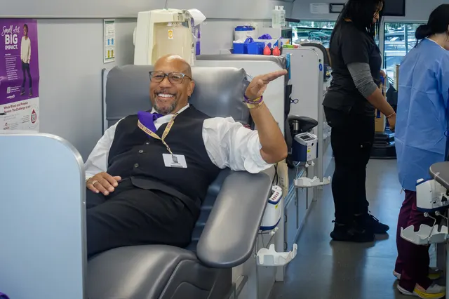 Photograph from 50th FSO Workshop - Blood Drive