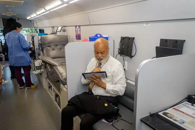 Photograph from 50th FSO Workshop - Blood Drive