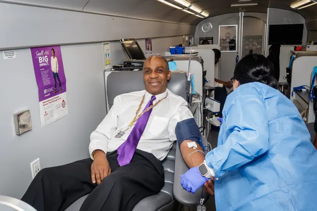 Photograph from 50th FSO Workshop - Blood Drive
