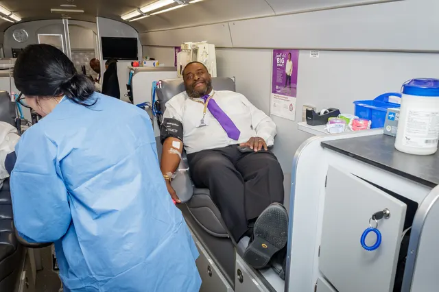 Photograph from 50th FSO Workshop - Blood Drive