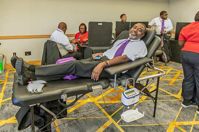 Photograph from 51st FSO Workshop - Health Fair & Blood Drive